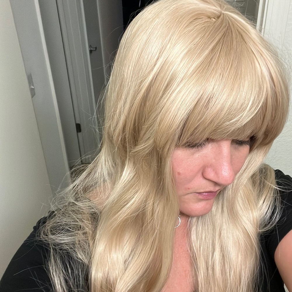 Long Blond Wig! Halloween wig!